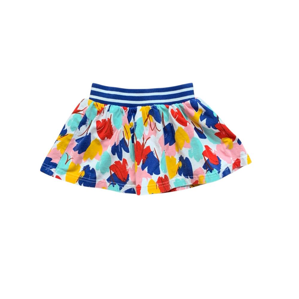 Hanna Andersson Colorful Floral Cotton Skort
